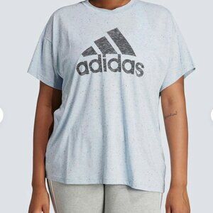 Women's adidas Future Icons Winners 3.0 in Wonder Blue  Tee Size 3X NWT